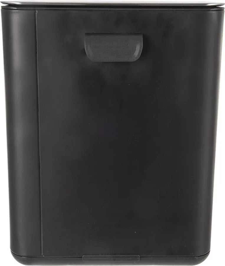 Čierny pedálový odpadkový kôš z nehrdzavejúcej ocele 20 l Black – Orion