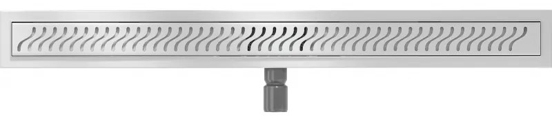 Mexen Flat nerezový sprchový žľab 80 cm vzor M09, 1028080-15