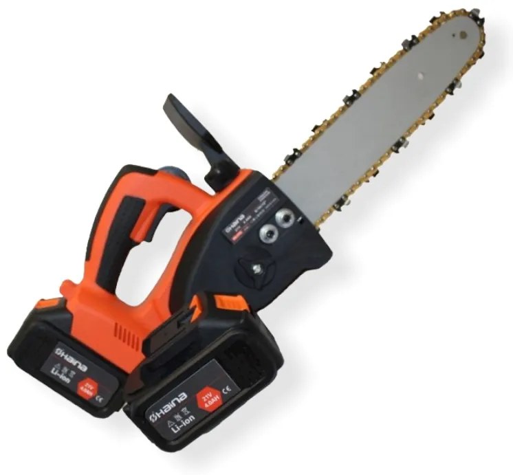 Haina HM-6792 Akumulátorová reťazová píla, 21V, 30 cm lištou, 2 batérie