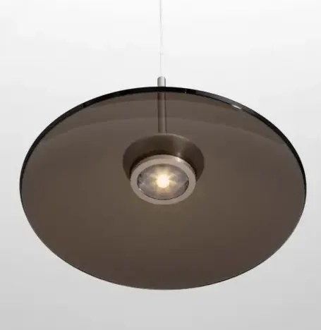 LED stmievateľný nikel-hnedý moderný luster Esti