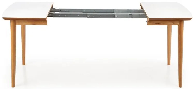Rozkladací jedálenský stôl NARPES v dekore dub lefkas 90(190)x80x75 cm