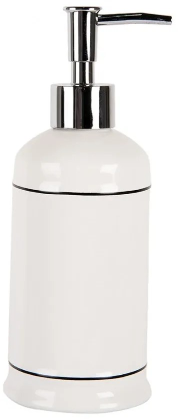 Keramický dávkovač na mydlo s pumpičkou Le Bain - Ø 9*20 cm / 350 ml