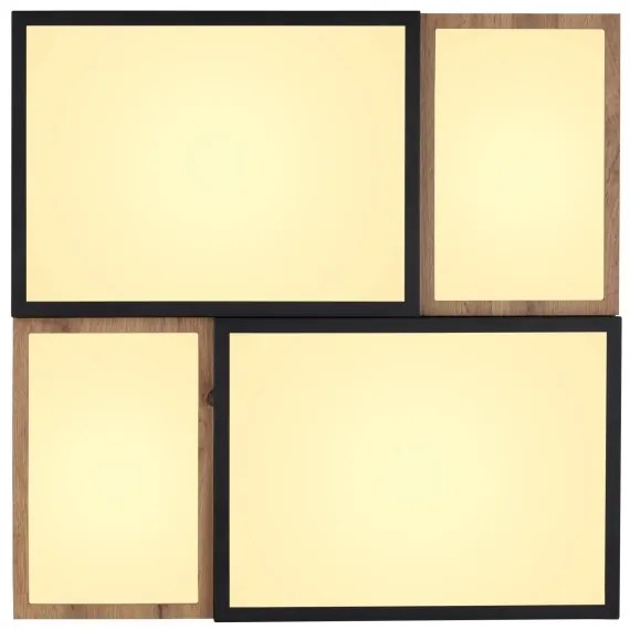 Globo 67286-50 - LED Stropné svietidlo GUNDI LED/50W/230V hnedá/čierna