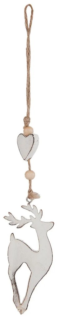 Závesná dekorácia Jelen - 5 * 1 * 28 cm