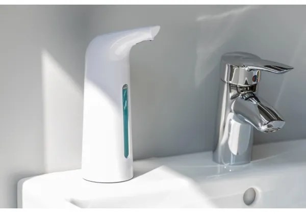 WENKO 24841100-Dávkovač mydla LARINO 9x21,5 cm biely