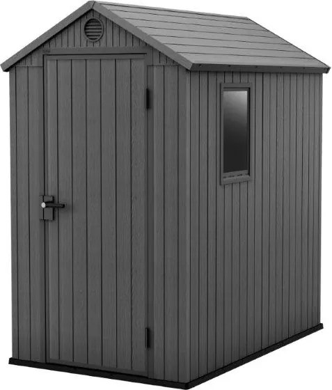 Záhradný domček Keter Darwin 4 x 6 šedý, s podlahou