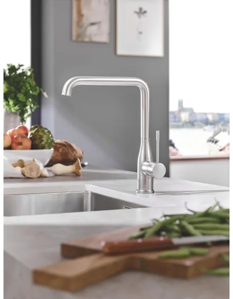 GROHE 30269DC0 - Drezová batéria ESSENCE 300 mm, z nehrdzavejúcej ocele