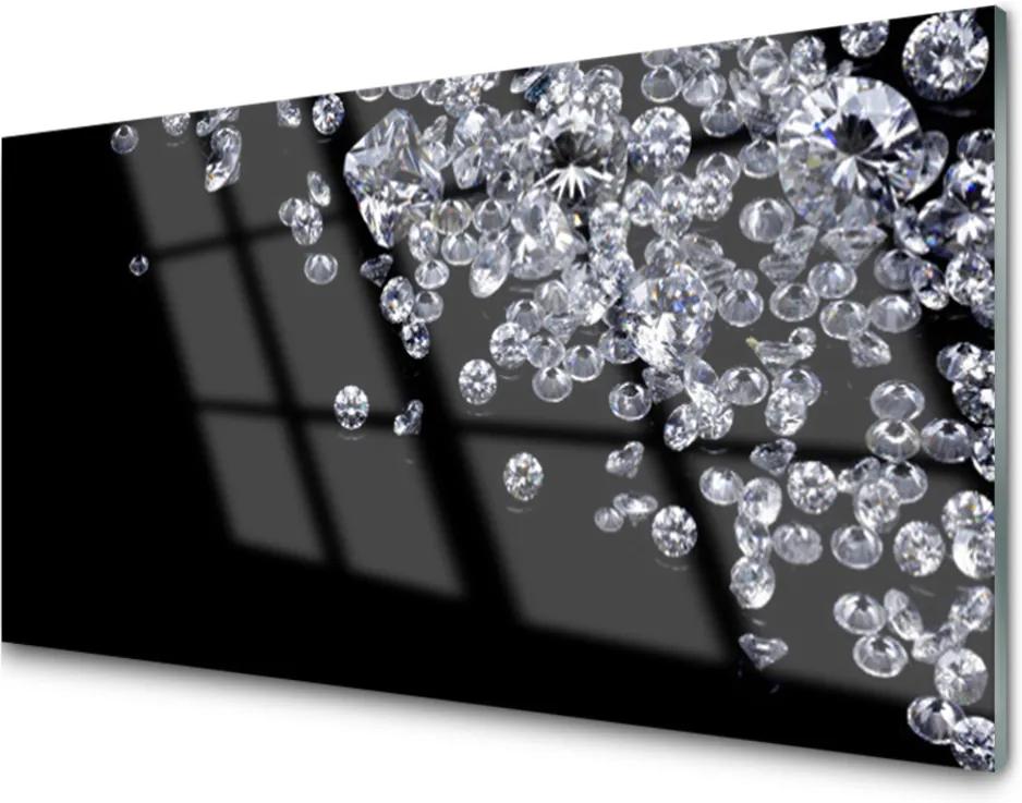 Obraz na akrylátovom skle Sklenený Diamanty Umenie