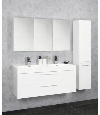 Súprava kúpeľňového nábytku Somero lesklá biela 120x57 cm