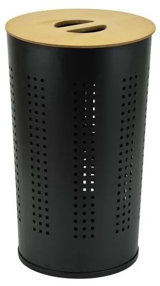 Kôš na bielizeň 46 l čierny