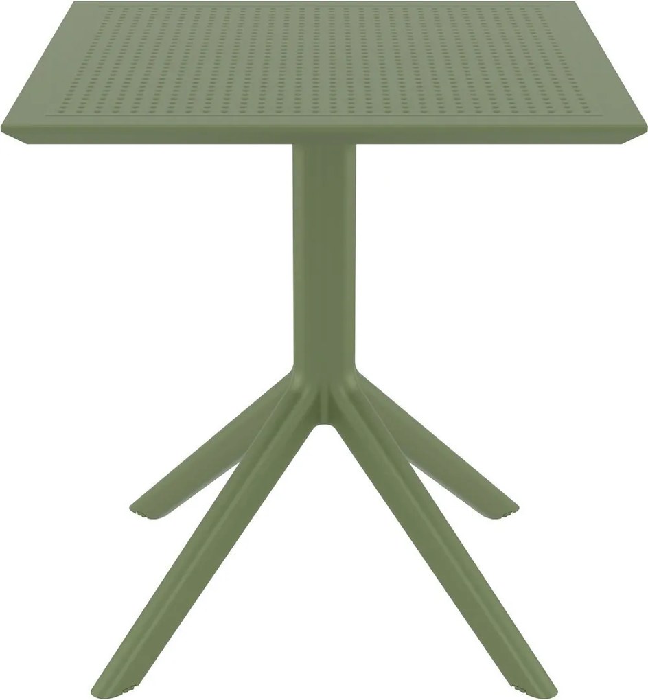 SKY 70 záhradný stôl olive green
