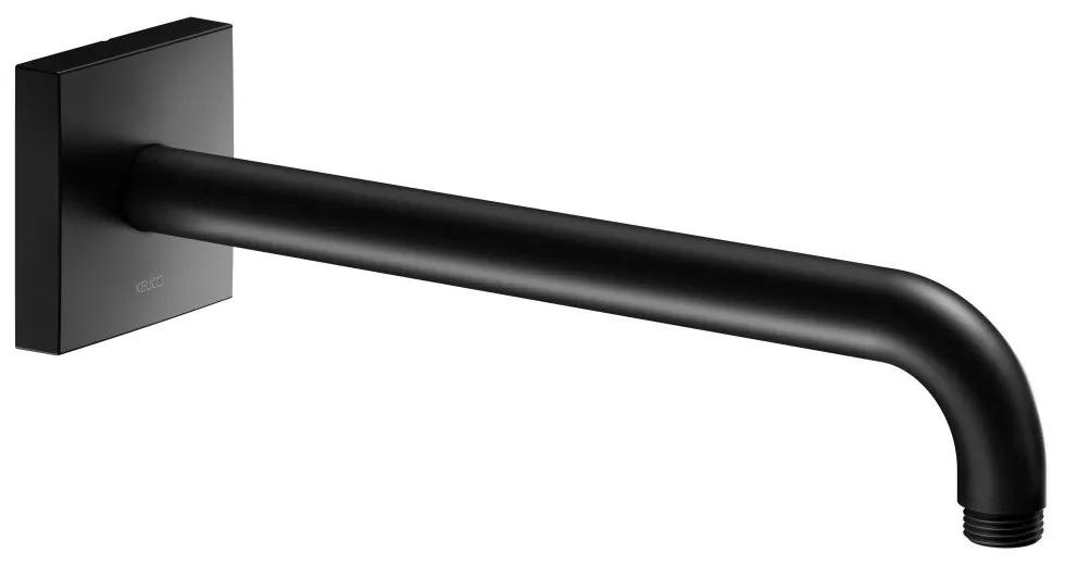 KEUCO Edition 300 sprchové rameno, dĺžka 312 mm, čierna matná, 53088370302