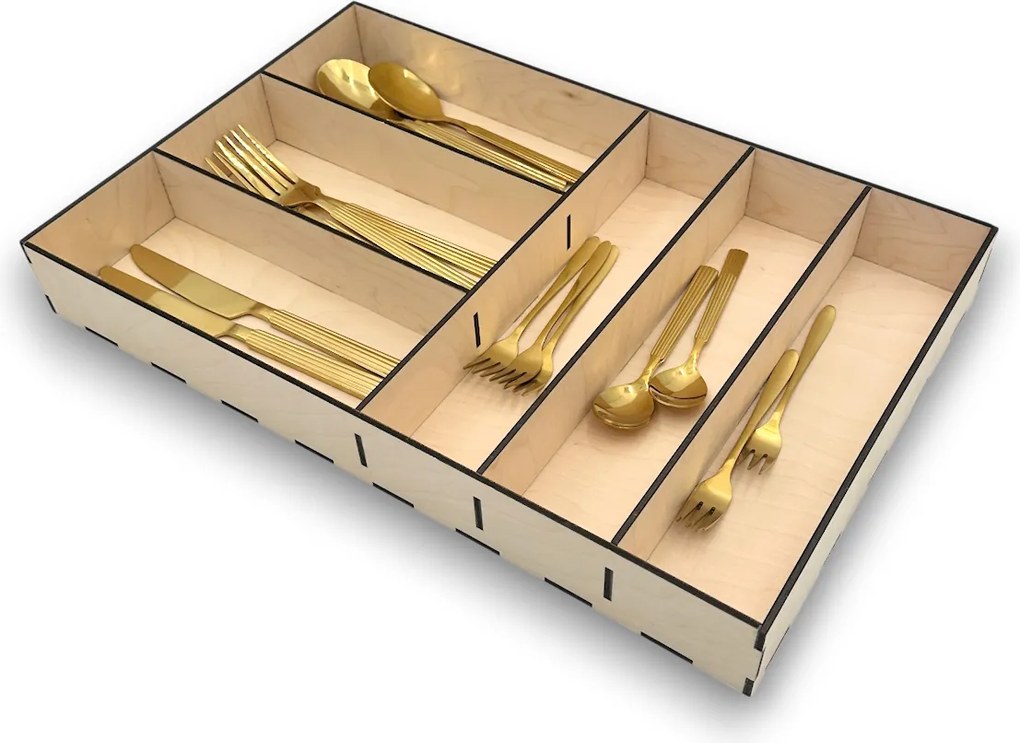 usporadejto.cz Príborník VASKY, 30 x 45,5 x 6 cm