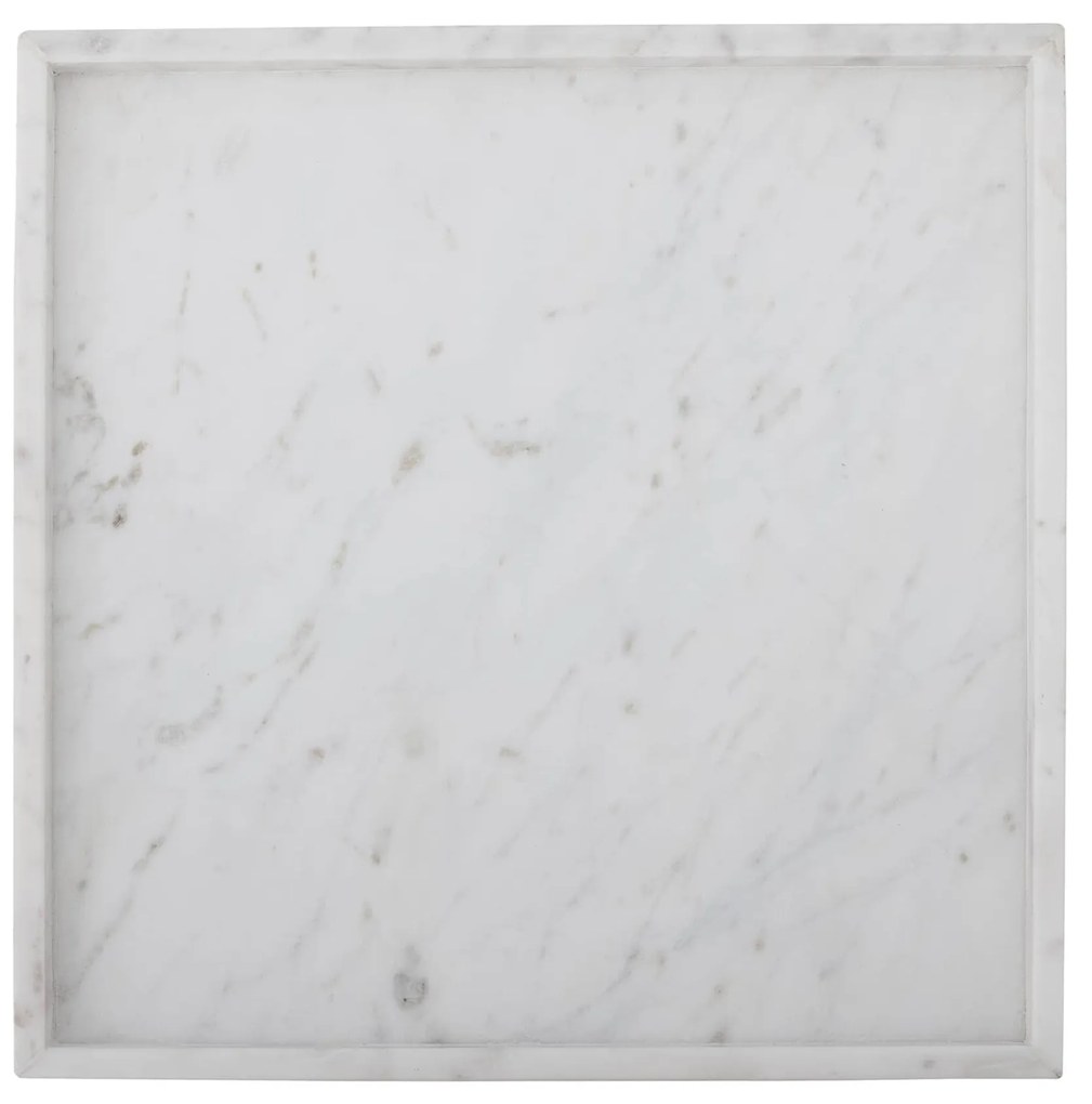 Bloomingville Mramorová dekoratívna tácka 35x35 cm Majsa