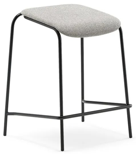 Stolička ATTEND, čierna, béžová