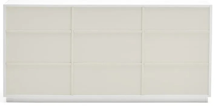 Biely príborník Teulat Doric, šírka 150 cm