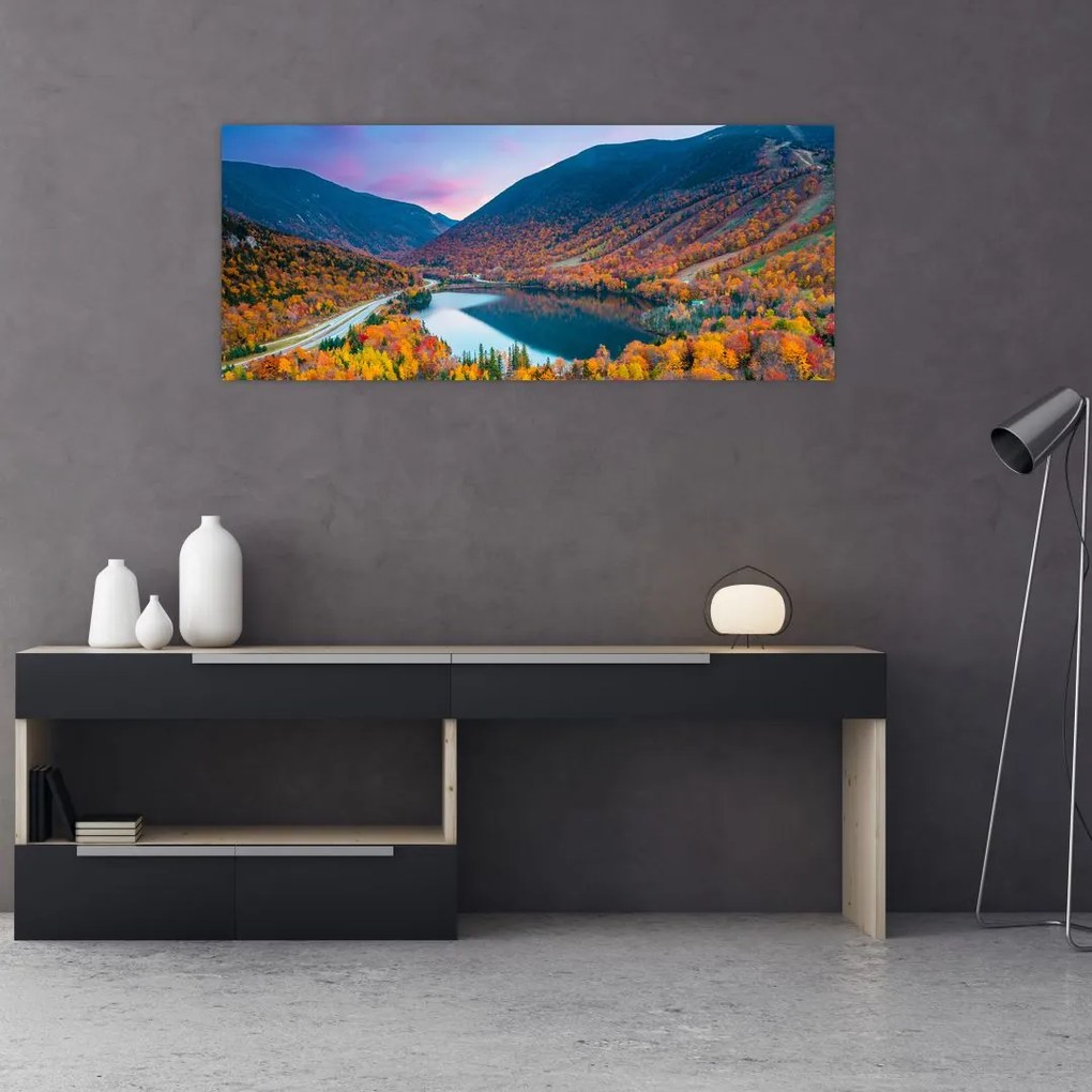 Obraz - White Mountain, New Hampshire, USA (120x50 cm)