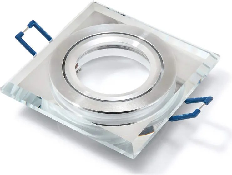 BERGE Podhľadové bodové svietidlo BRG71000 výklopné - sklo - štvorec - zrkadlo