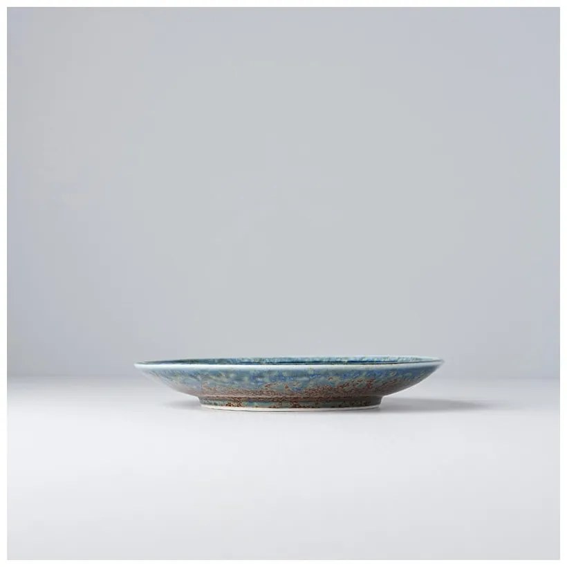 Béžovo-modrý keramický tanier MIJ Earth & Sky, ø 20 cm