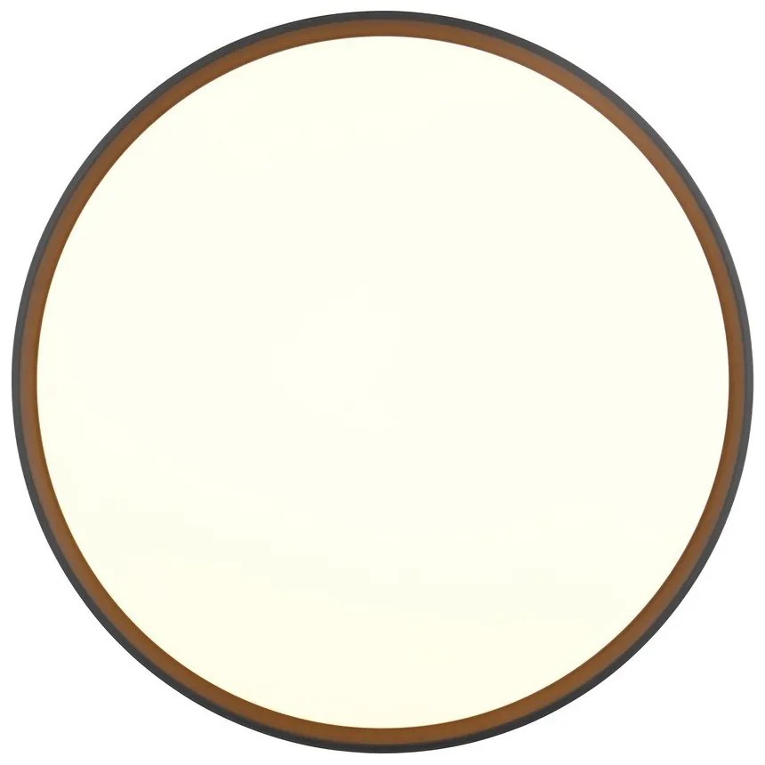 Čierno-biele LED stropné svietidlo ø 47 cm Spacy – Reality