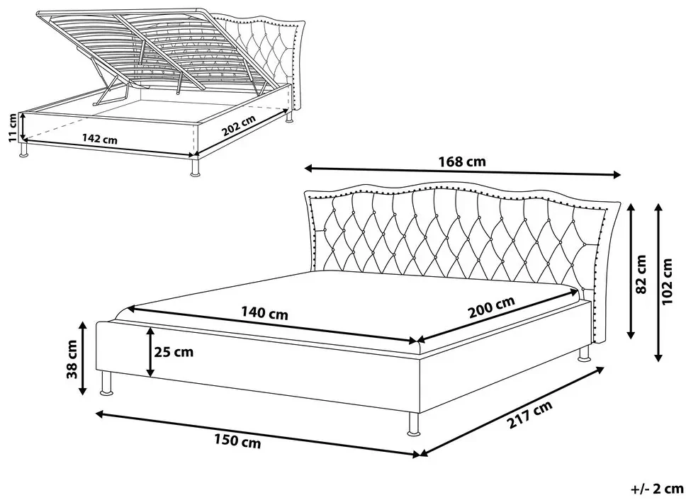 Manželská posteľ 140 cm MATH (s roštom a úl. priestorom) (biela). Vlastná spoľahlivá doprava až k Vám domov. 1007347