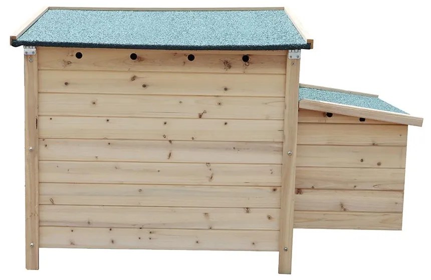 Kurník Avenberg RUFUS 123 x 70 x 81 cm hnedý
