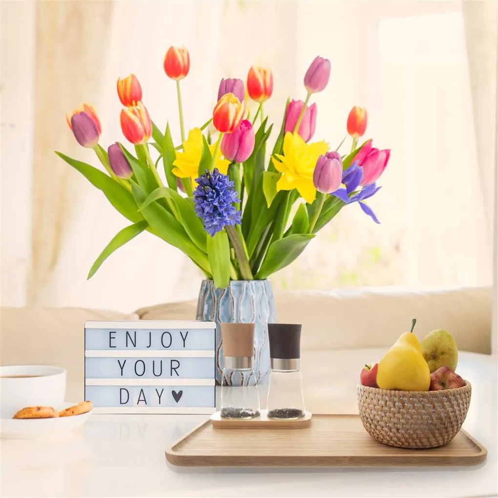 Orion Drevený servírovací podnos - bambusová tácka, 44 x 25 x 2 cm