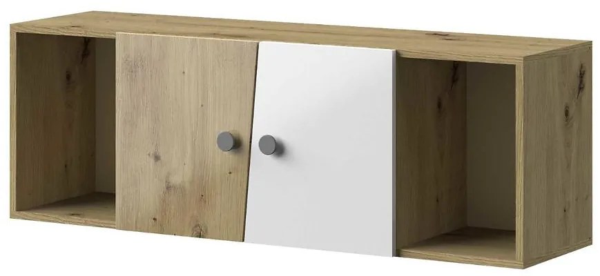 Polička Nero 13 120 – Šedá Lesk