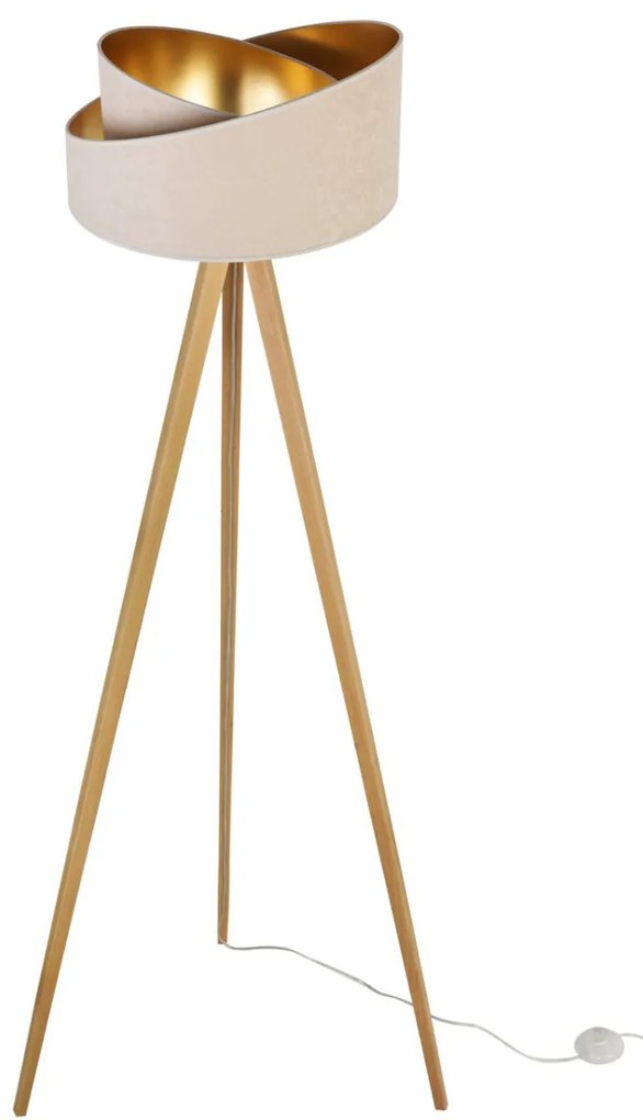 Stojacia lampa Mediolan, 1x textilné tienidlo (výber z 9 farieb), (výber zo 6 farieb konštrukcie)