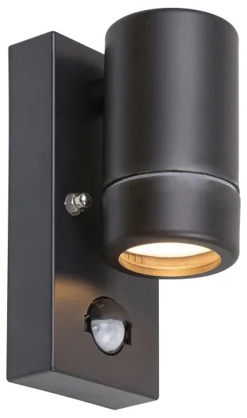 Rabalux 8834 - Vonkajšie nástenné svietidlo so senzorom MEDINA 1xGU10/10W/230V