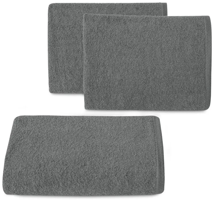 Klasický sivý bavlnený uterák TIANA1 Rozmer: 16 x 21 cm