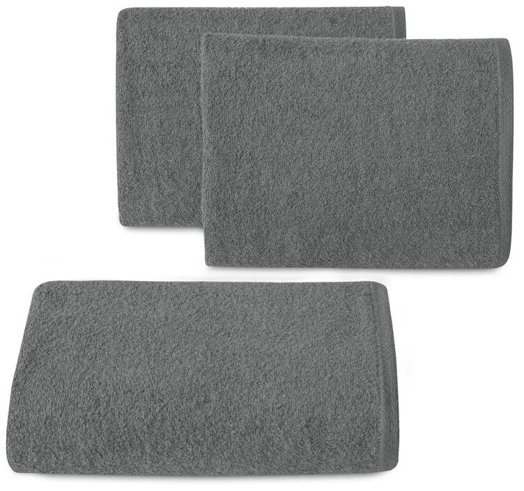 Klasický sivý bavlnený uterák TIANA1 Rozmer: 50 x 100 cm