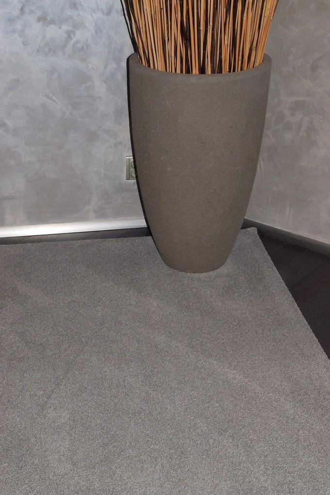 Lano, Kusový koberec Supersoft s bordurou 840 sv. šedý, 120x170, šedá, chodba / predsieň