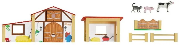 Playtive Drevený zvierací svet (farma) (100380938)