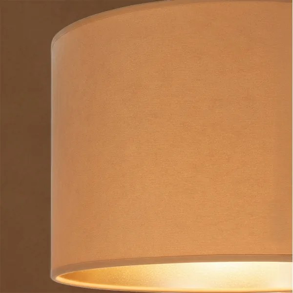 BRILAGI - Závesný luster VELVET 1xE27/60W/230V Ø 40 cm béžová/zlatá