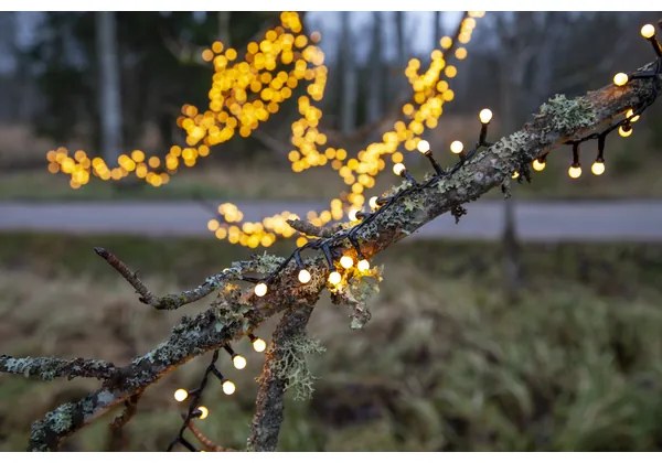 Bestent Dekoračné LED guľôčky na vonku, 700LED, 14m, teplá biela