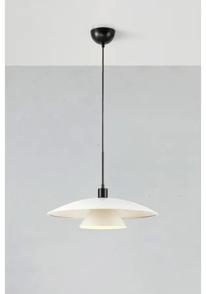 Markslöjd 108430 - Luster na lanku MILLINGE 1xE27/40W/230V biela