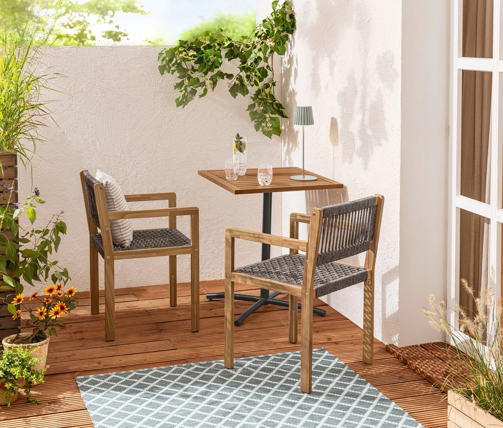 Outdoorový obojstranný koberec, cca 250 x 180 cm