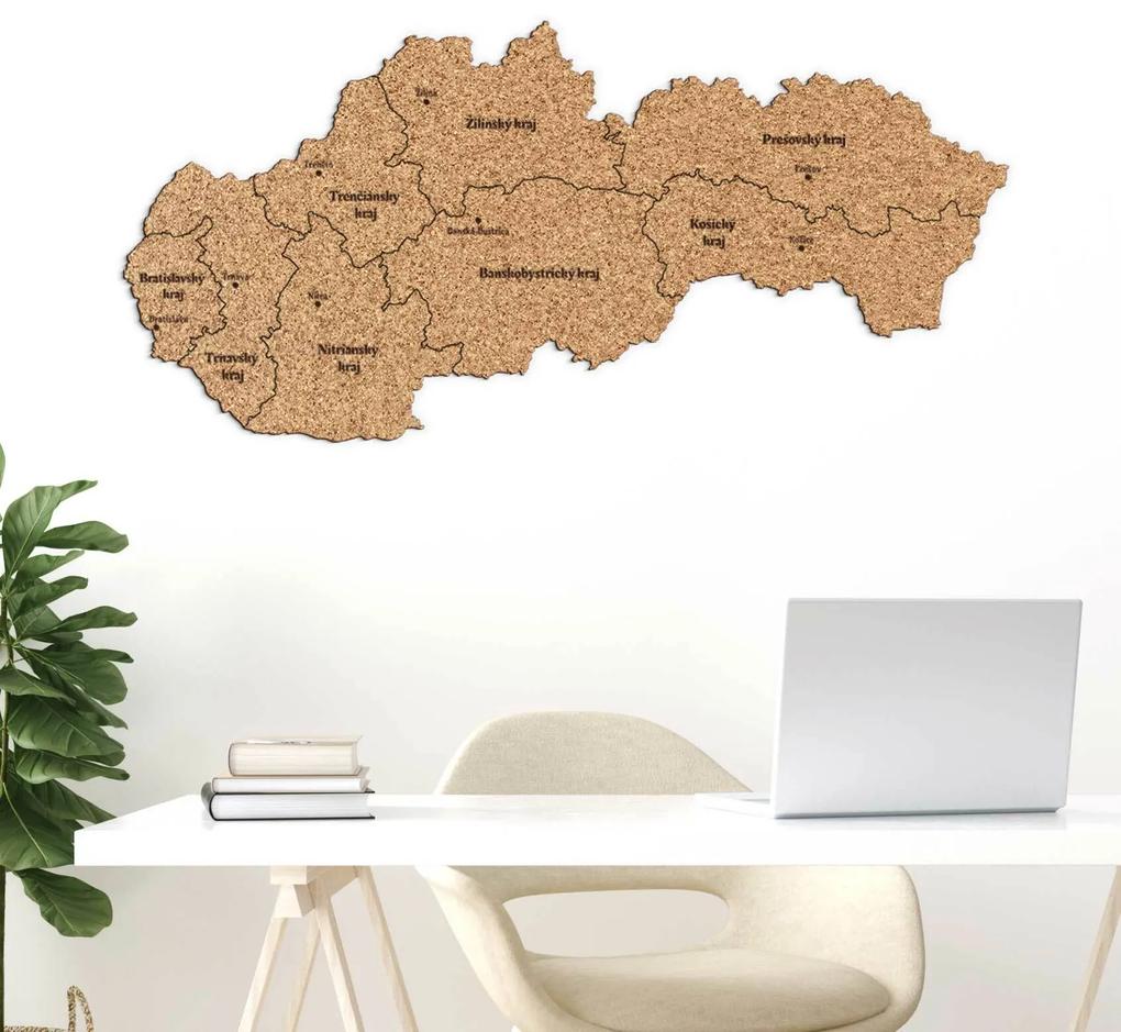 DUBLEZ | Korková mapa krajov Slovenska