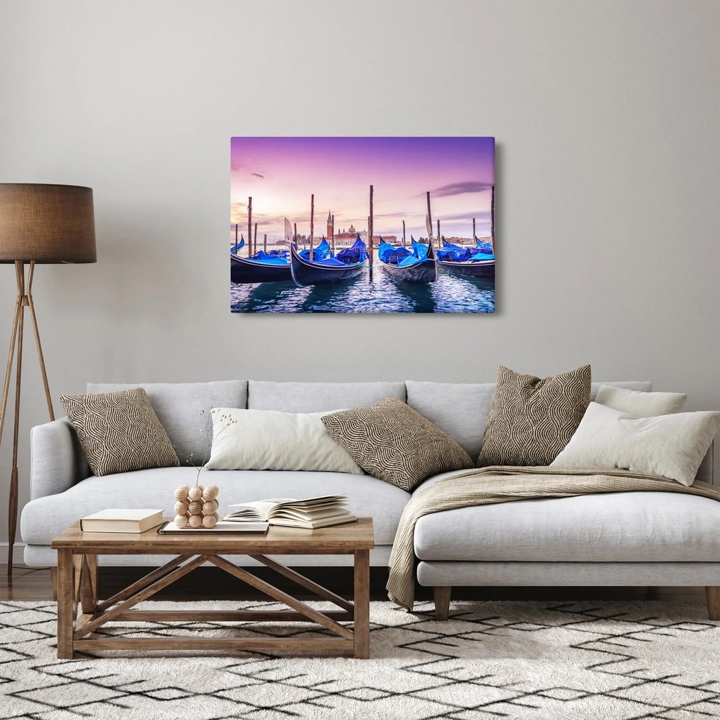 Obraz - Úsvit v Benátkach (90x60 cm)
