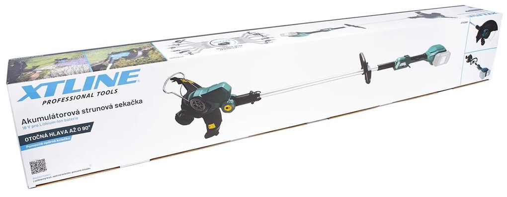 XTline Aku strunová kosačka 36V + 2batérie 2.0Ah + nabíjačka 3.5A