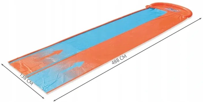 Bestway 52328 Dvojitá vodná šmykľavka 488 cm