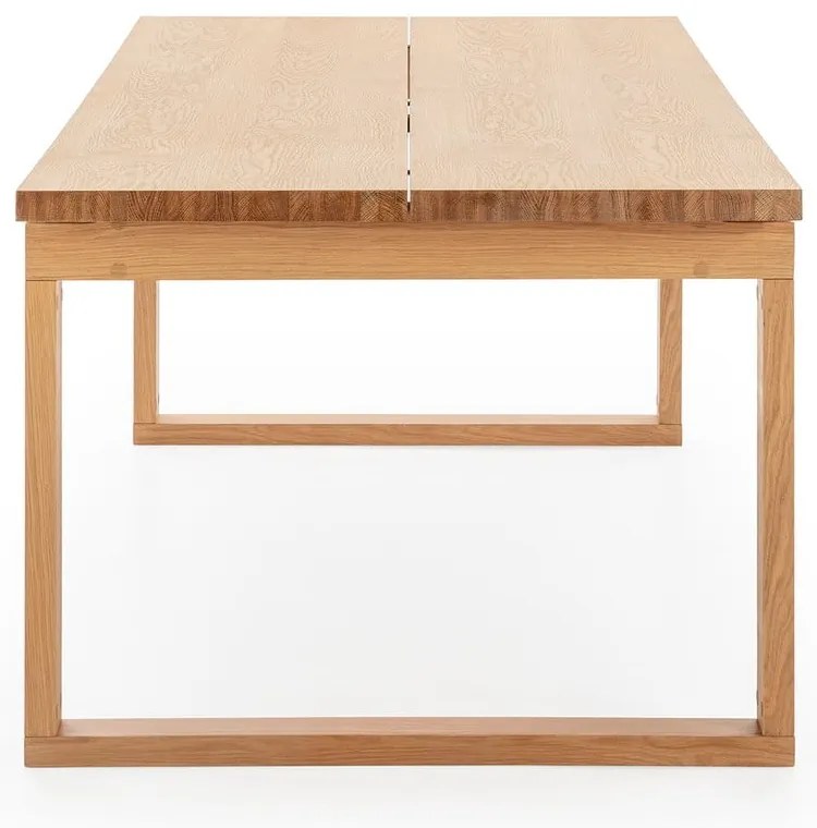 Jedálenský stôl s doskou v dubovom dekore 100x220 cm Rina – Marckeric