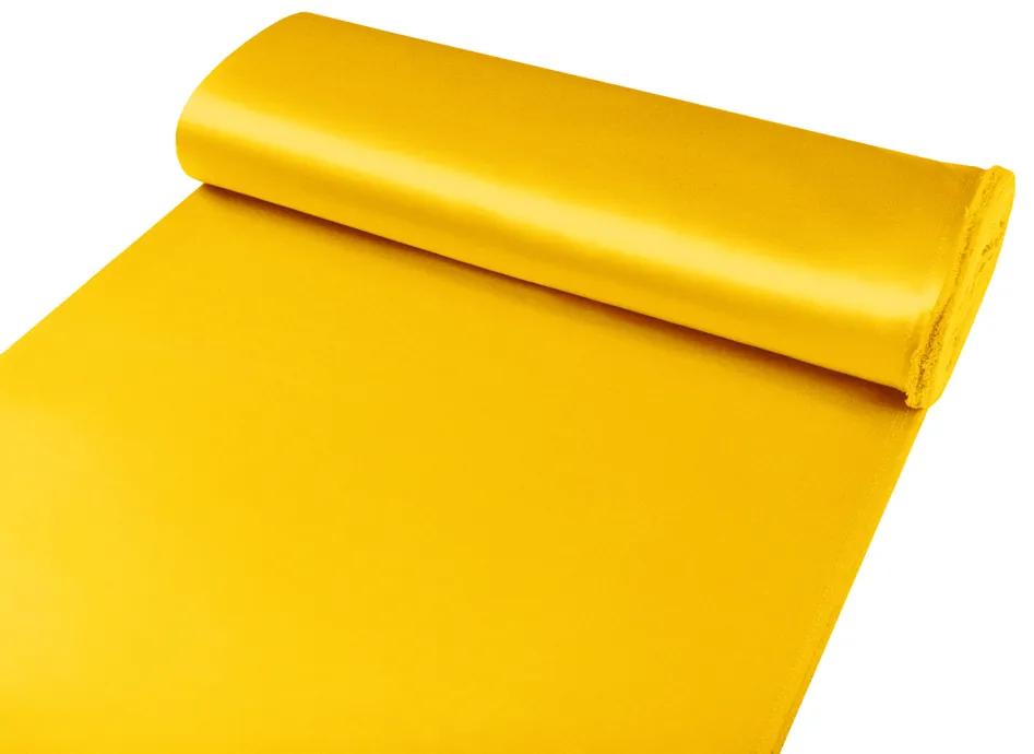 Biante Saténový záves LUX-014 Kanárikovo žltý 140x170 cm