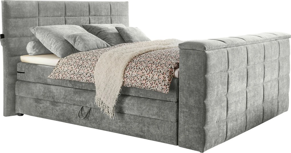 XXXLutz BOXSPRINGOVÁ POSTEĽ, 180/200 cm, bahenná hnedá Carryhome - Online Only spálne - 002220044503