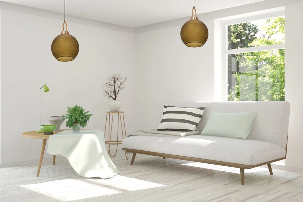 Toolight - Stropné svietidlo z dymového skla 1xE27 60W APP442-CP, šedá, OSW-05631
