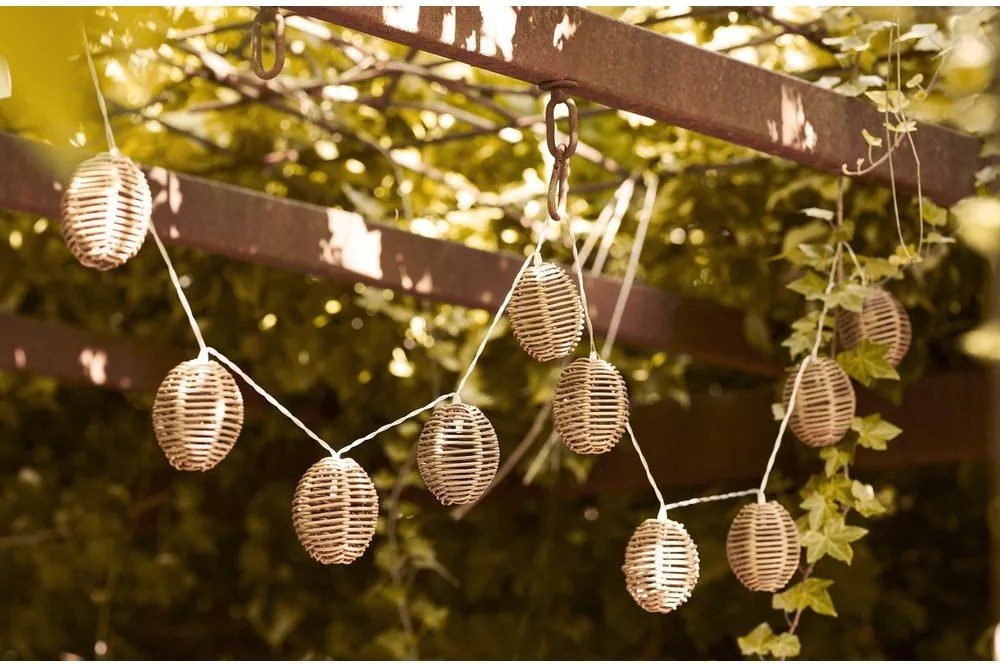 LED svetelná reťaz počet žiaroviek 10 ks na baterky dĺžka 180 cm Carlisle – House Nordic