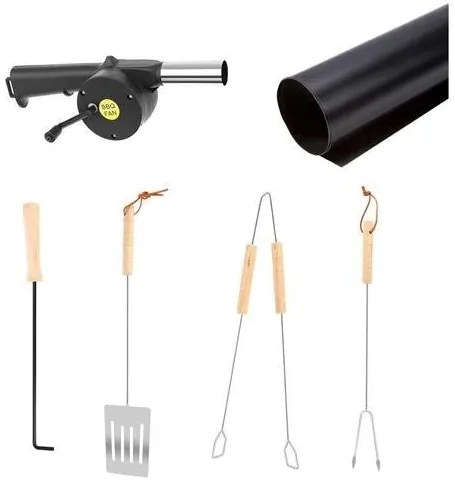 Závesný záhradný gril 3v1 Kaminer