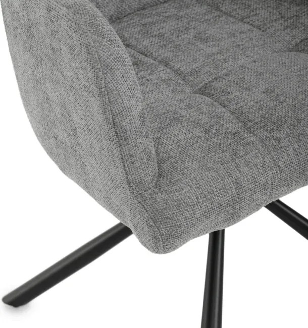 Jedálenská stolička sivá DCH-T1122 GREY2