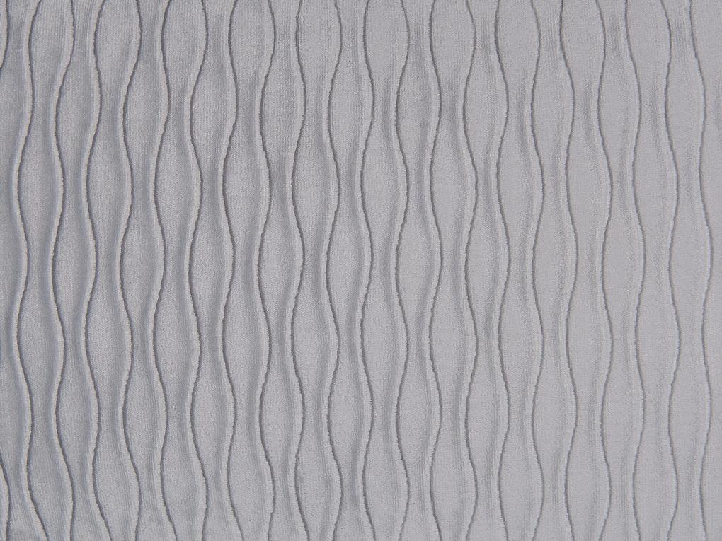 Sada 2 vzorovaných vankúšov 30 x 50 cm sivá MOTARI Beliani